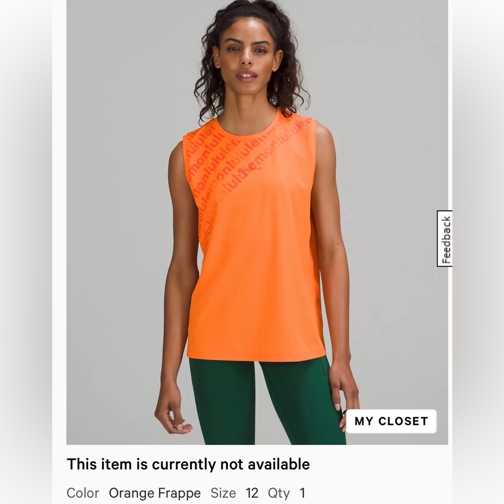Lululemon All Yours Graphic Tank Top *Vitasea